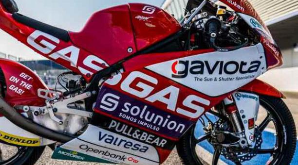 Moto GasGas que usará Aspar en el Mundial de Moto3. Foto: Aspar