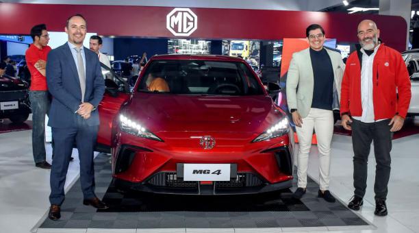 El líder global en movilidad eléctrica presentó el MG4, un hito en el mercado automotriz de Ecuador. Foto cortesía