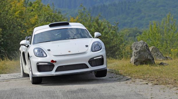 Porsche Cayman GT4 Clubsport Rally concept