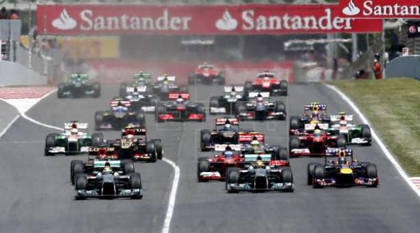 Salida del Gran Premio de España de Formula Uno en Barcelona del 2019. Foto: EFE