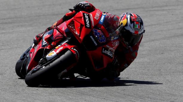 El piloto australiano Jack Miller Ducati, durante el Gran Premio de España de MotoGP. Foto: EFE