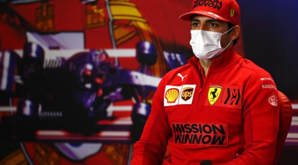 Carlos Sainz, piloto de Ferrari. Foto: EFE
