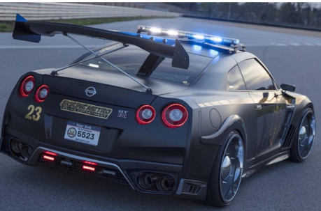 Nissan GT-R: policía de Estados Unidos