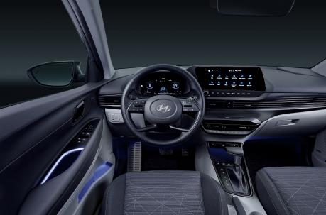 Imagen interior del nuevo BAYON, de Hyundai. Foto: Hyundai